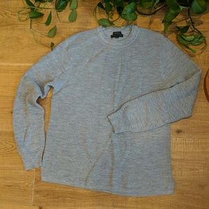J. Crew Merino Wool Waffle-Knit Crewneck Sweater